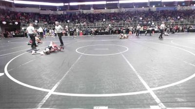 55 lbs Quarterfinal - Koby Waterkotte, King Select vs Tagg Hefner, Tj Trained