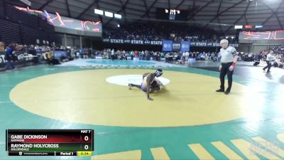 1B/2B 157 Cons. Round 3 - Gabe Dickinson, Napavine vs Raymond Holycross, Goldendale