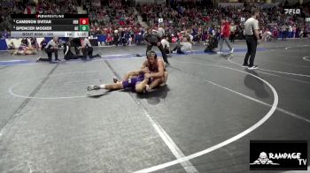165 lbs 5th Place Match - Spencer Mosier, Ark City vs Cameron Svitak, Herington