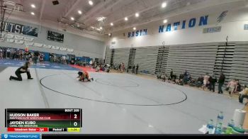 95 lbs Semifinal - Jayden Kubo, Camel Kids Wrestling vs Hudson Baker, RawTown Elite Wrestling Club