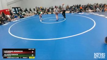 125 lbs Quarterfinal - Allison Kissack, Kelly Walsh vs Catherine Hendricks, Torrington