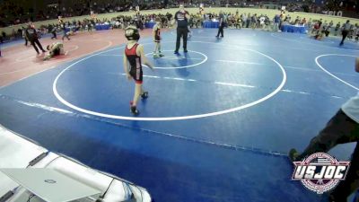 55 lbs Consi Of 16 #2 - Carter Deschaines, Borger Youth Wrestling vs Jude Whitney, Standfast