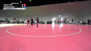 120 lbs Champ. Round 3 - Abigail Hayes, MO vs Rae'Dence Grant, OK
