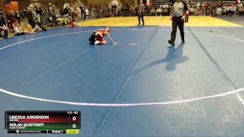 61 lbs Cons. Semi - Lincoln Jurgenson, UNITED vs Nolan Quistorff, Sauk Centre