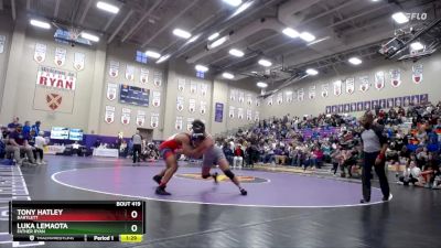 215 lbs Champ. Round 3 - Tony Hatley, Bartlett vs Luka Lemaota, Father Ryan