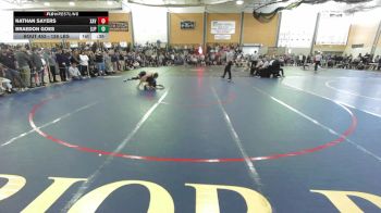 126 lbs Consi Of 8 #2 - Nathan Sayers, Xaverian vs Braedon Goes, Saint John's Prep