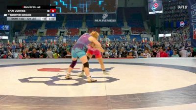 120 lbs Champ. Rd Of 64 - Shai Curtiss, MI vs Kooper Griggs, CO