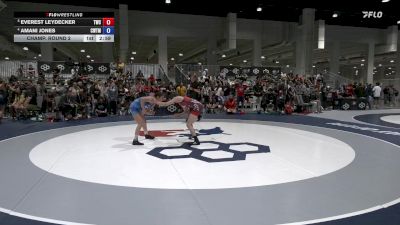 Senior Women Freestyle FS - 55 lbs Quarters - Everest Leydecker, Thorobred Wrestling Club vs Amani Jones, Cardinal WC/ Titan Mercury Wrestling Club (TMWC)