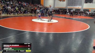 119-122 lbs Round 1 - Averie Lex, Dubuque Hempstead vs Brooklyn Sparrow, Burlington