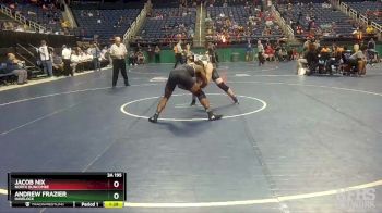 3A 195 lbs Champ. Round 1 - Jacob Nix, North Buncombe vs Andrew Frazier, Havelock