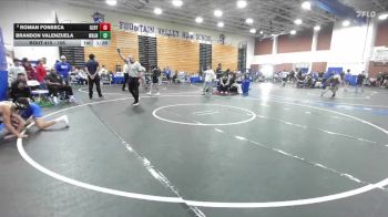 106 lbs Champ. Round 3 - Brandon Valenzuela, Walnut vs Roman Fonseca, Gilroy