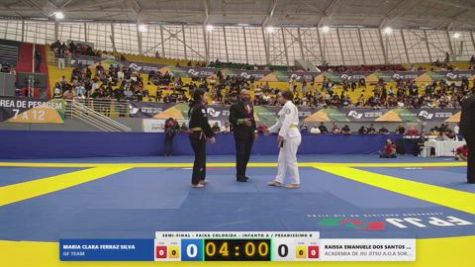 RAISSA EMANUELE DOS SANTOS OLIVE vs MARIA CLARA FERRAZ SILVA 2026 FPJJ Circuito Paulista GI Etapa 3