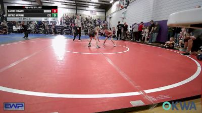 55 lbs Rr Rnd 5 - Luke Crain, Skiatook Youth Wrestling vs Byrd Ware, Cleveland Takedown