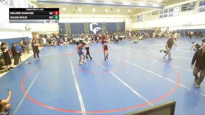 150 lbs Champ. Round 2 - Roland Sanchez, Cerritos vs Julian Solis, OCRTC