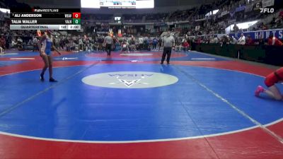 1-5A 107 Quarterfinal - Ali Anderson, Weaver vs Talia Waller, Valley High School