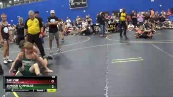 150 lbs Round 3 (6 Team) - Jamison Chambliss, Team Gotcha vs Zak Iobe, Elite Athletic Club