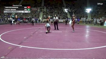 6-7A 114 Champ. Round 2 - Rain Richardson, Robertsdale vs Bailey Brown, Alma Bryant