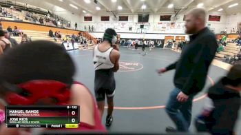 132 lbs Round 3 - Jose Rios, Worland Middle School vs Manuel Ramos, Riverton Middle School