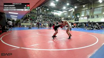 138 lbs Semifinal - Caleb Childers, SAND SPRINGS vs Sean Sanders, Van Buren