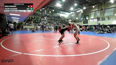138 lbs Semifinal - Caleb Childers, SAND SPRINGS vs Sean Sanders, Van Buren