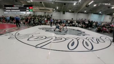 126 lbs 1st Place Match - Jordan Romero, Abraham Lincoln vs Angel Fernandez, Widefield