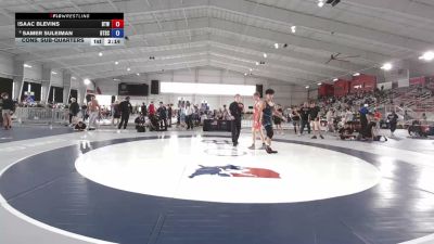 190 lbs Cons. Sub-quarters - Isaac Blevins, Burnett Trained Wrestling vs Samer Suleiman, Beat The Streets Chicago