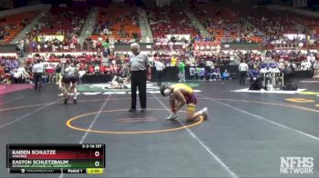 3-2-1A 157 Quarterfinal - Easton Schletzbaum, Effingham-Atchison Co. Community vs Kaiden Schultze, Osborne