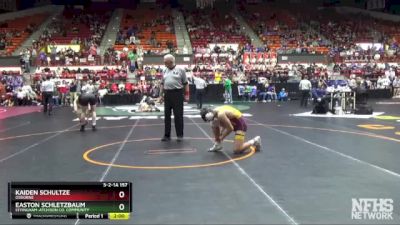 3-2-1A 157 Quarterfinal - Easton Schletzbaum, Effingham-Atchison Co. Community vs Kaiden Schultze, Osborne