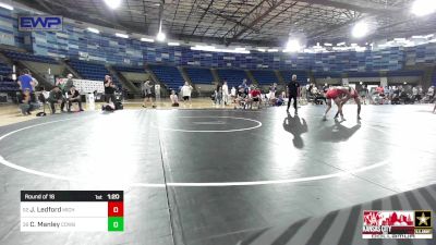 120 lbs Round Of 16 - Joshua Ledford, Michigan Premier WC vs Calan Manley, Cowboy Wrestling Club