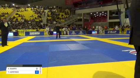 KAYNAN DUARTE vs TARIK HOPSTOCK 2018 World IBJJF Jiu-Jitsu Championship