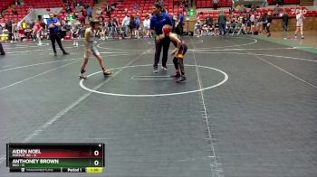 52 lbs Round 2 (4 Team) - Aiden Noel, Pursuit WC vs Anthoney Brown, Silo