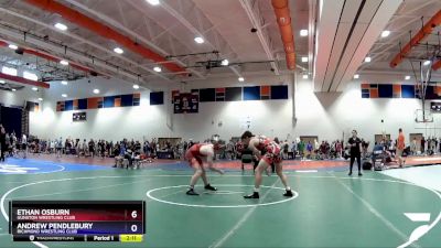 190 lbs Cons. Round 3 - Andrew Pendlebury, Richmond Wrestling Club vs Ethan Osburn, Gunston Wrestling Club