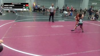 65-70 lbs Round 1 - Amber Cadena, Genesis Wrestling Club vs Jacob Ford, Fuller Wrestling Center (FWC)