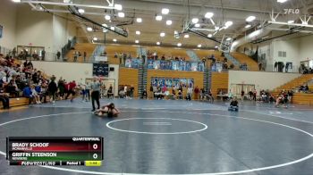 113 lbs Quarterfinal - Brady Schoof, McMinnville vs Griffin Steenson, Newberg