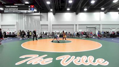 215 lbs Champ. Round 2 - Zion Johnson, SC vs Cian Birtwistle, GA