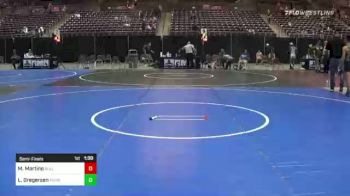 102 lbs Semifinal - Lincoln Gregersen, Pomona Elite vs Matthew Martino, Team Bullcatcher