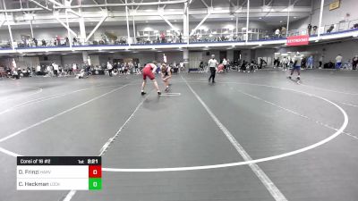 141 lbs Consi Of 16 #2 - Dante Frinzi, Harvard vs Conner Heckman, Lock Haven-Unattached