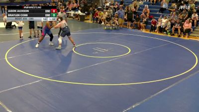 285 lbs Round 1 - Jason Jackson, OH vs Braylen Cobb, Carlisle PA