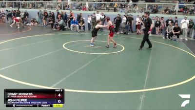 117 lbs Final - Grant Rodgers, Interior Grappling Academy vs John Filipek, Dillingham Wolverine Wrestling Club