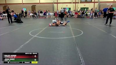 88-92 lbs Quarterfinal - Malec Ksebe, McDonald WA vs John Saile, CRWA