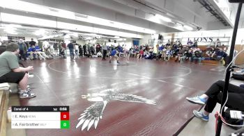 150 lbs Consi Of 4 - Elan (Moose) Keys, Kennebunk vs Andrew Fairbrother, Belfast High School