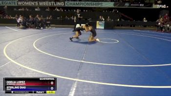 101 lbs Quarterfinal - Odelia Lopez, Schreiner University vs Sterling Dias, Iowa