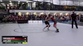 143 lbs Champ. Round 1 - Sagel Bush, Pacific University vs Stephanie Floor, Gannon University