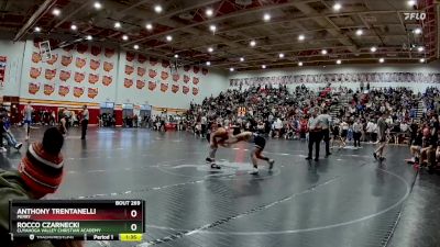 132 lbs Champ. Round 3 - Rocco Czarnecki, Cuyahoga Valley Christian Academy vs Anthony Trentanelli, Perry