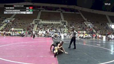 7A 126 lbs Semifinal - Sam Mock, Smiths Station Hs vs Paxton Hanshaw, Enterprise HS