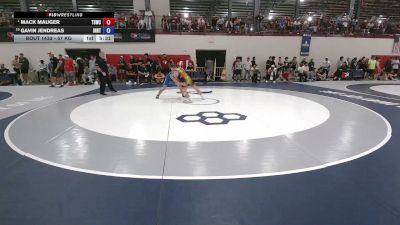 57 kg Champ. Rd Of 16 - Mack Mauger, Tiger Style Wrestling Club vs Gavin Jendreas, Indiana RTC