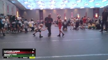 52 lbs Semis & 1st Wrestleback (8 Team) - Fletcher Currier, East Kansas Eagles vs Bennett Todd, Operators