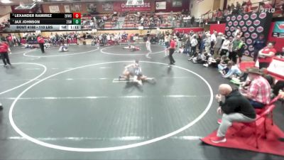 110 lbs 3rd Place Match - Lexander Ramirez, 208 Badgers Wrestling Club vs Jax Johnson, 208 Spartan WC