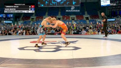 126 lbs Champ. Rd Of 32 - Breidyn Ralls, AZ vs Kade Mustin, NY