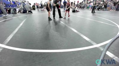 52 lbs Consi Of 8 #1 - Talyn George, Weatherford Youth Wrestling vs Conor Mendez, Elgin Wrestling